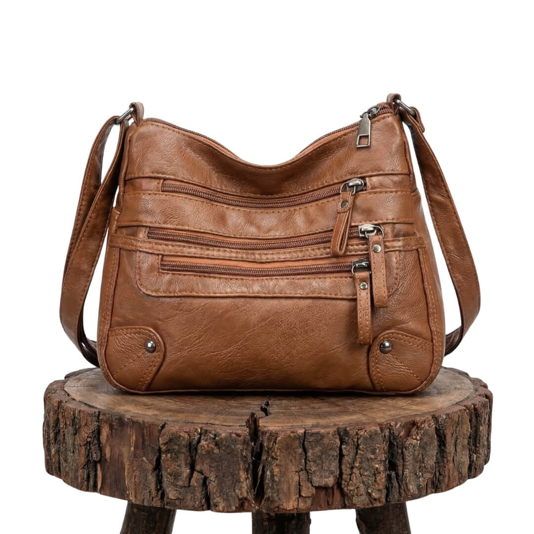 Closing Sale | Rosalia&rsquo;s Multi-Zip Carry | Shoulder Bag