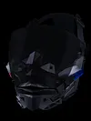 Dark Knight Punk Cyber Mask Real CS Halloween Mask Full Face Protective Mask