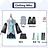 [Wetrose] In Stock Miku Cosplay Costume V2 01 Classic Female Male Fanart Vocaloid Anime Dress Kawaii Leather Latex Cos Wig Shoes Full Set