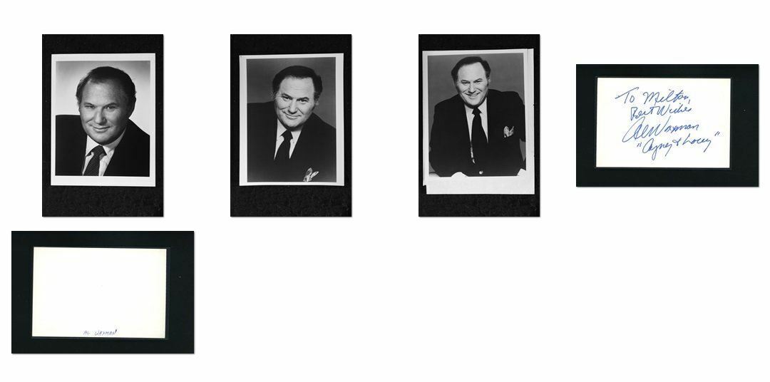 Al Waxman - Signed Autograph and Headshot Photo Poster painting set - Cagney & lacey