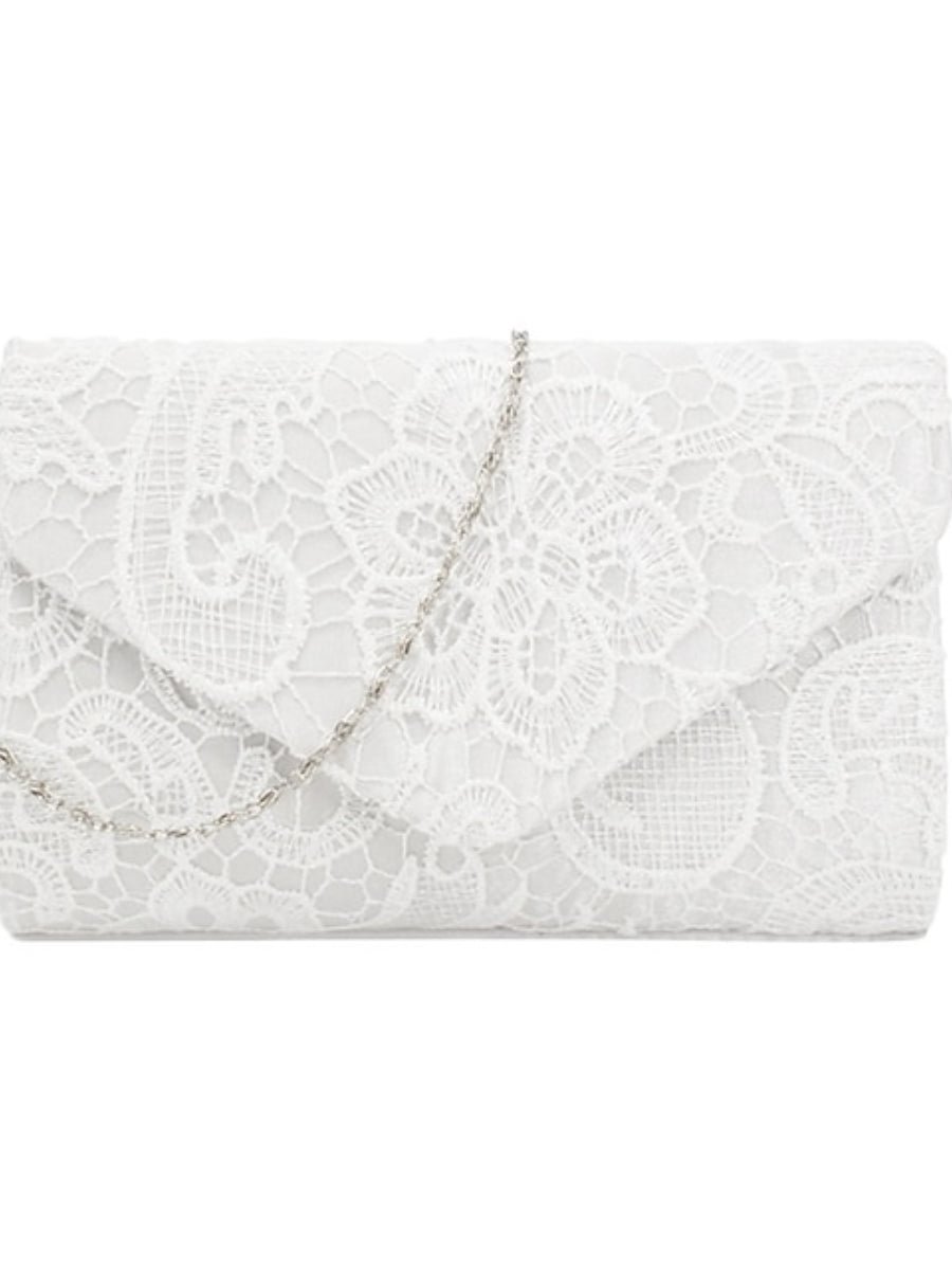 Women's Evening Bag Polyester Lace Flower Chain Party Bag