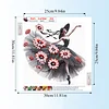Diamond Painting-DIY Crystal Rhinestone Poppy Flower Dress Girl(Box Packaging)