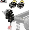 AMK Brass Axle Case Rear Diff Housing, LCG Brass Counter Weight Axle Housing for 1/10 RC Crawler Car TRX4 TRX6 Upgrade Parts