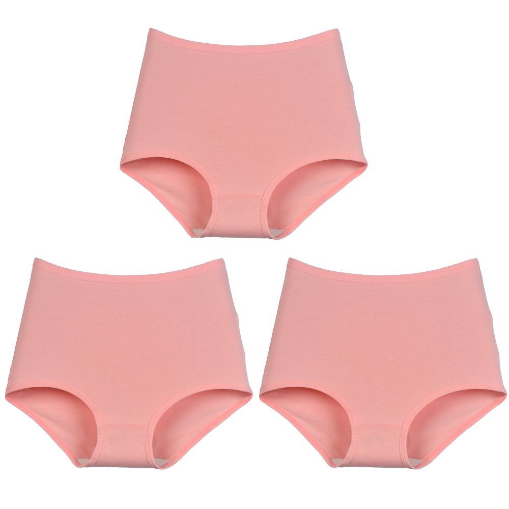 Xinkeke 3Pcs Women Cotton High Waist Panties Breathable Briefs  Plus Size Lingerie Seamless Ladies Panty Underpants Oversize Underwear