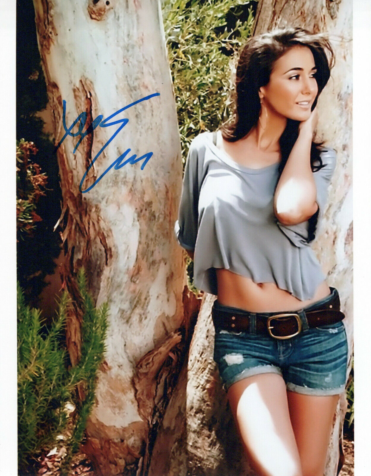 Emmanuelle Chriqui glamour shot autographed Photo Poster painting signed 8x10 #11