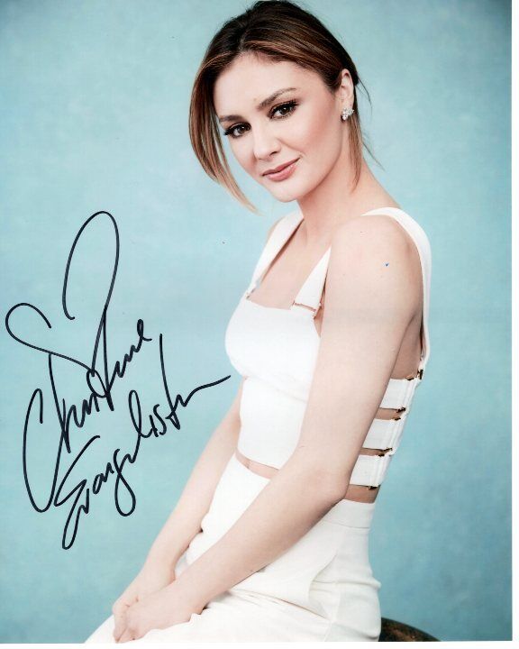 CHRISTINE EVANGELISTA signed autographed 8x10 Photo Poster painting