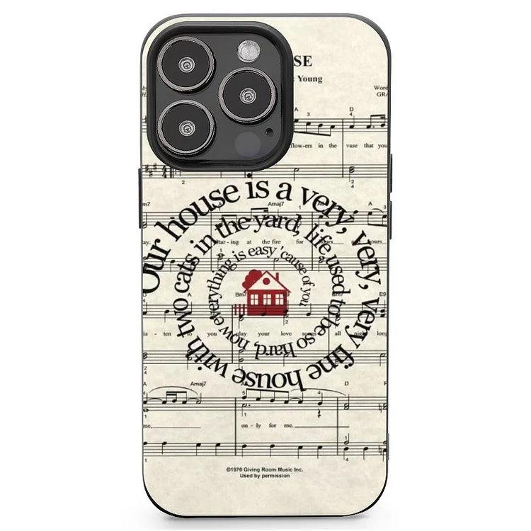 Our House Mobile Phone Case Shell For IPhone 13 and iPhone14 Pro Max and IPhone 15 Plus Case - Heather Prints Shirts