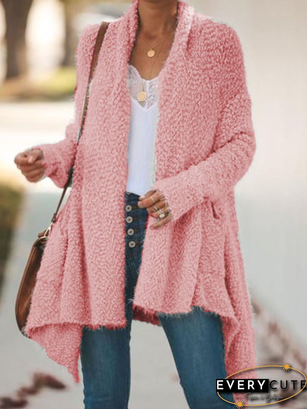 Women Casual Tops Tunic Plus Size Sweater Cardigan