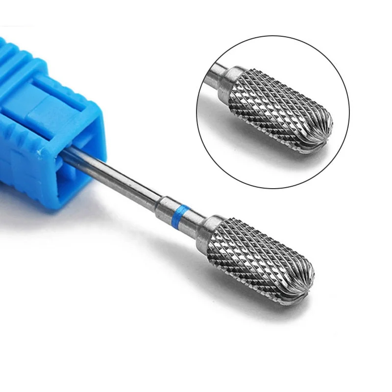 1 Pc Nail Drill Bit Multi-size Silver Manicure Nail Art Tool Electric Manicure Machine Device-Nail Inspo