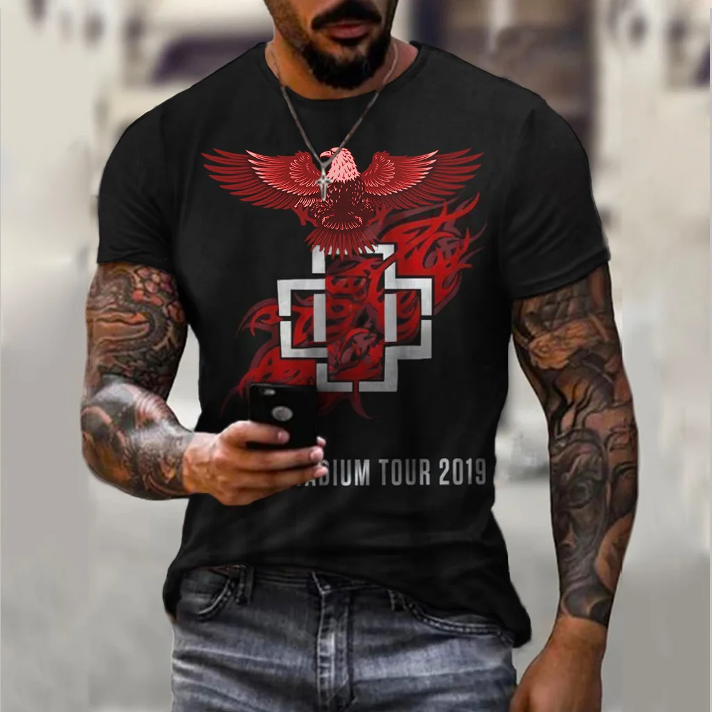 Men's Fashion Vintage Rammstein T-Shirt