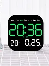 Digital Wall Clock LED Desk Alarm Clock Temperature/Date Display for Home Office