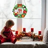 DIY Special Shaped Diamond Painting Wall Decor Wreath Kit(Santa Snowman)