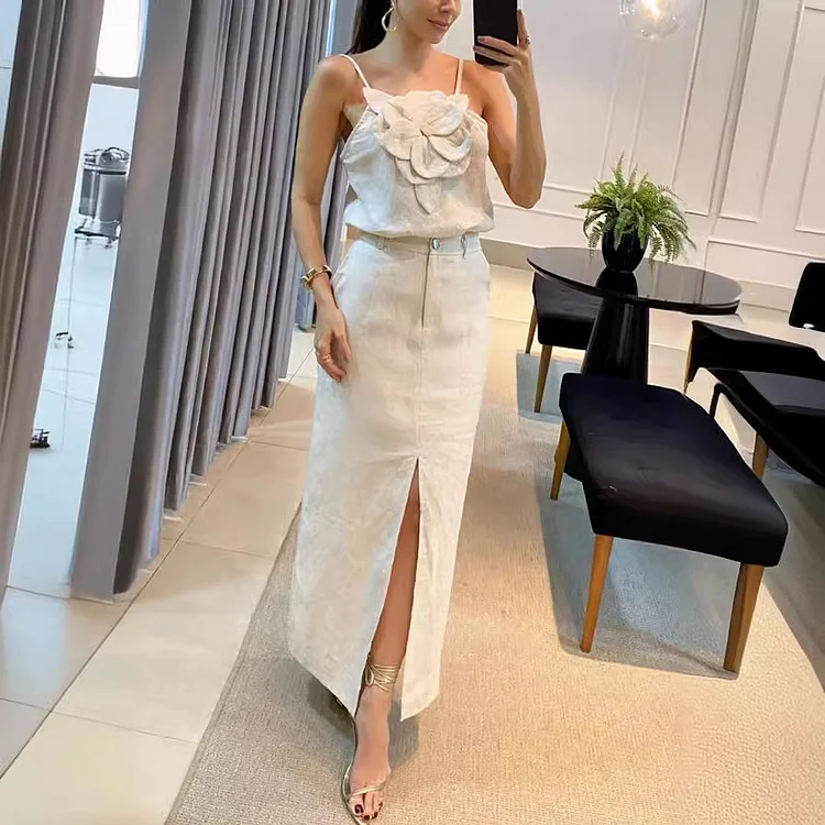 Sling 3D Flower Two Piece Set