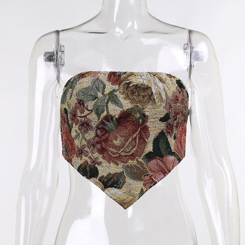 Ootddress Summer Sexy Off-Shoulder Tube Tops 2025 New Strapless Backless Printed Tank Top Vest Vintage Corset Camis Party Clubwear 24 Ootddress Summer Sexy Off-Shoulder Tube Tops 2025 New Strapless Backless Printed Tank Top Vest Vintage Corset Camis Party Clubwear