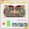 Xmas Wreath DIY Pearl Diamond Painting PU Cover Tissue Holder Kit Pearl Art Painting Decoration for Home & Gifts