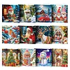 12Pcs DIY Diamond Painting Greeting Card with Envelopes&Tools Diamond Painting Greeting Card Set Multi Purpose Creative Birthday & Thanksgiving Card Kit