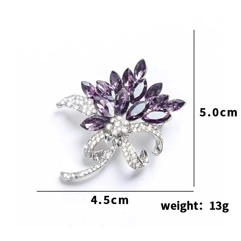 Retro Classic Style Pin Sunflower Spider Butterfly Alloy Inlay Artificial Pearls Rhinestones Unisex Brooches