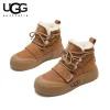 UGG&reg; 2025 Nowe damskie wodoodporne, antypoślizgowe, bawełniane buty z podszewką z wełny
