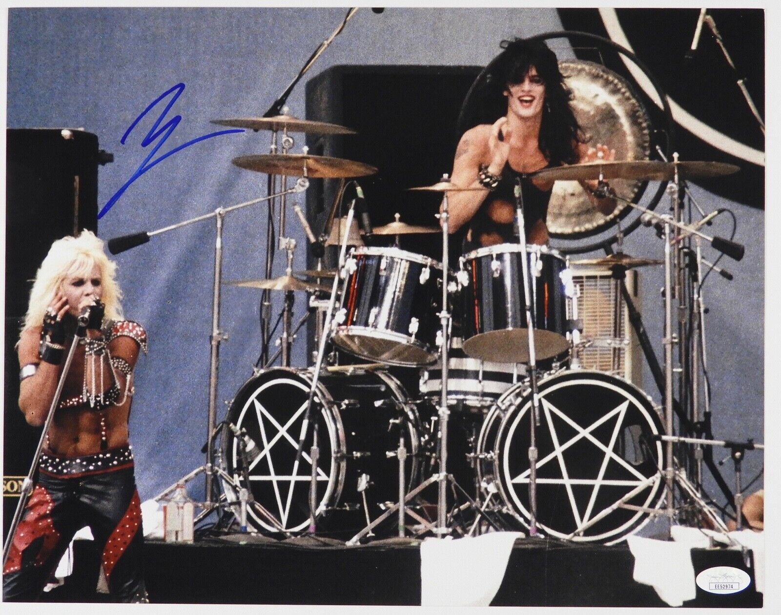 Vince Neil Motley Crue JSA Autograph Signed Photo Poster painting 11 x 14