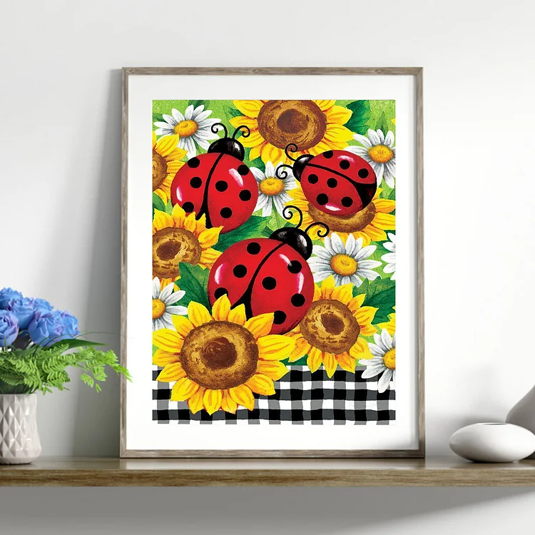 RUOPOTY 8Pcs DIY Diamond Painting Coasters Sunflower Diamond Art Mosai –  Didolines