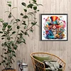 Diamond Painting-DIY Full Round Drill Mad Hatter Alice(40*40 CM)