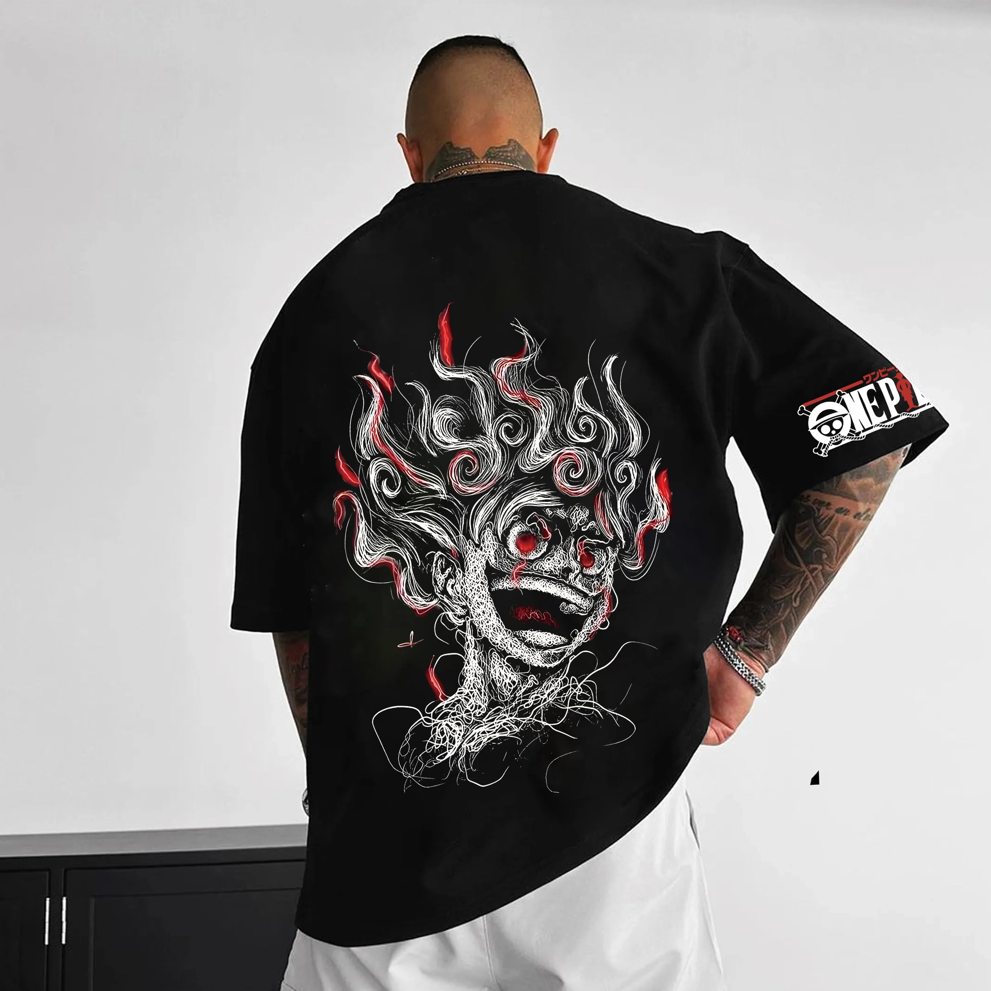  Unique Flame Graphic T-Shirt for Men - Perfect for Summer Streetwear