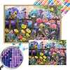(60*40cm)Birds and Flowers - Square AB Drill Diamond Painting