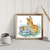 Bunny-14CT Stamped Cross Stitch 32*29cm/12.6*11.42in tapestrymarket