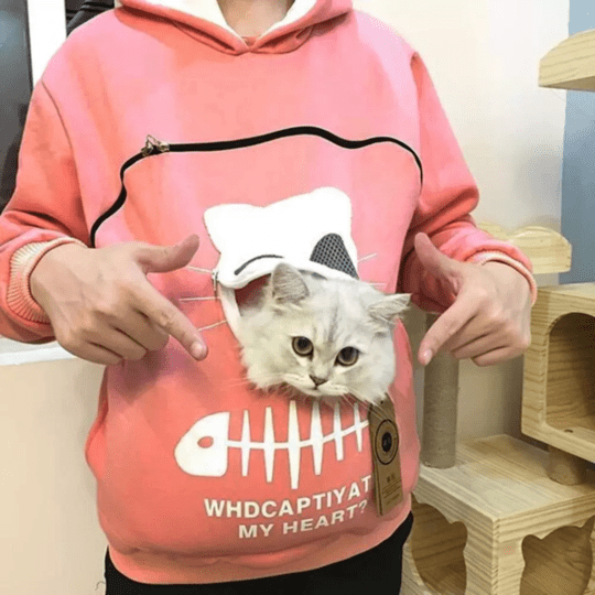 Sweatshirt Cat pouch hoodie