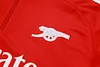 Joyfball 2025/2026 Kids Size Arsenal Half-Pull Training Suit Red Football Shirt 1:1 Thai Quality