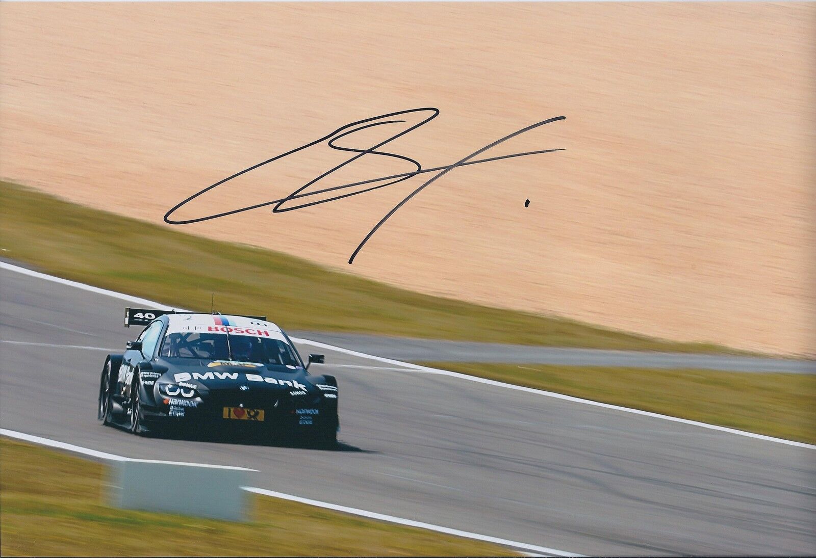 Bruno SPENGLER SIGNED 12x8 Photo Poster painting BMW DTM Champion Motorsport AFTAL Autograph COA