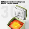Foldable Electric Kettle for Travel - 500ML Electric Silicone Water Boiler, Collapsible Heater Kettle with Stainless Steel Bottom and Keep Warm, Folding Electric Kettle for Indoor, Outdoor, 600W