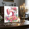 Framed Diamond Painting - Special Shaped - Sewing Machine (25x25cm)