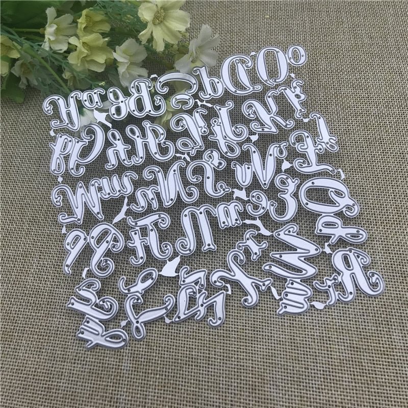 Alphabet Letter craft Metal Cutting Dies Stencils For DIY Scrapbooking Decorative Embossing Handcraft Die Cutting Template
