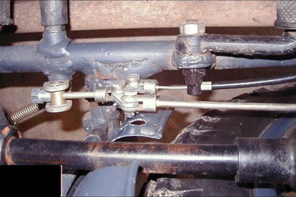 CJ750 Sidecar wheel brake assembly