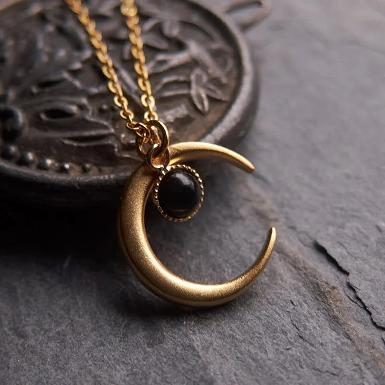 Witch Moon Black Onyx Necklace