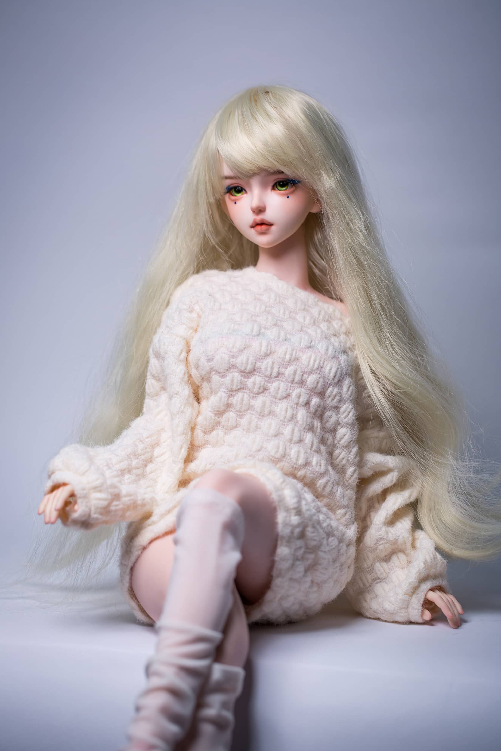 Mini Love Doll 60cm (1.97') Iichi (resin head + silicone body) (NO.446) QITA Littlelovedoll