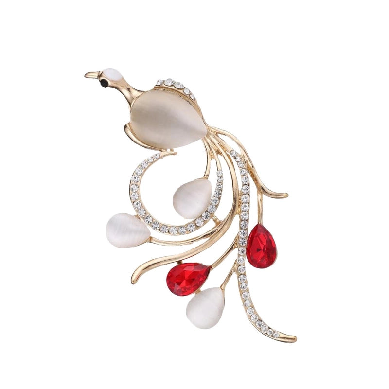 Peacock Senior Brooch Fashion Animal Corsage Cute Alloy Pin Clothing Accessories Gift Jewelry