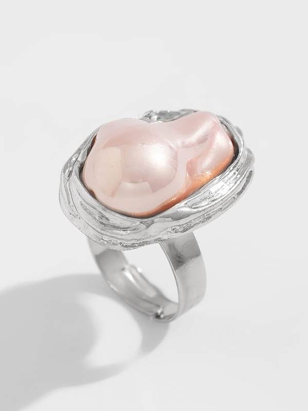 Geometric Rings Accessories SILVER-B-One_size