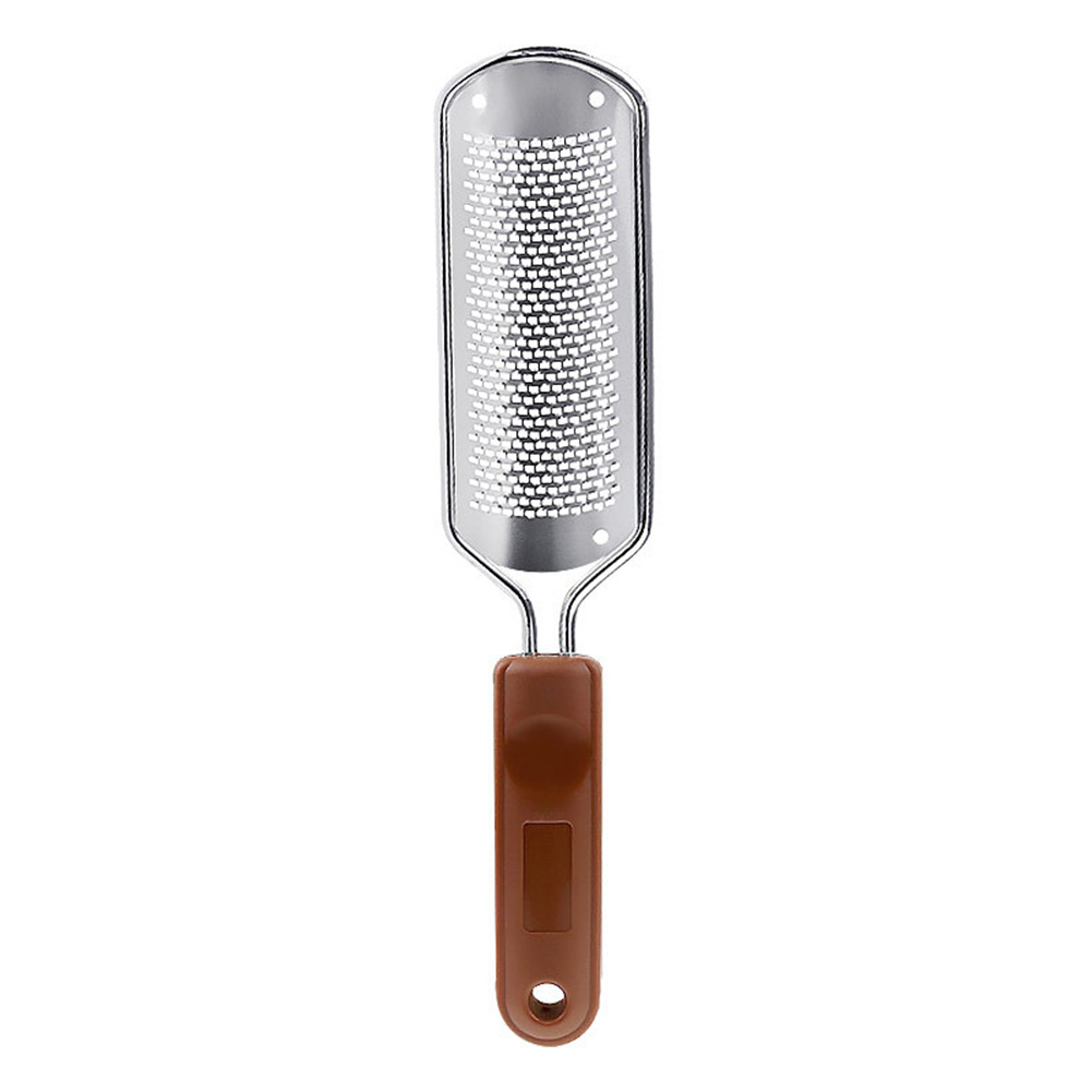 

Stainless Steel Callus Remover Foot Exfoliating Scrubber -Brown Small Hole, 501 Original