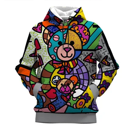 Selfeva Men’s 3D Printed Hoodie – Casual Couple Sweatshirt for Autumn/Winter | Bape Style Streetwear  