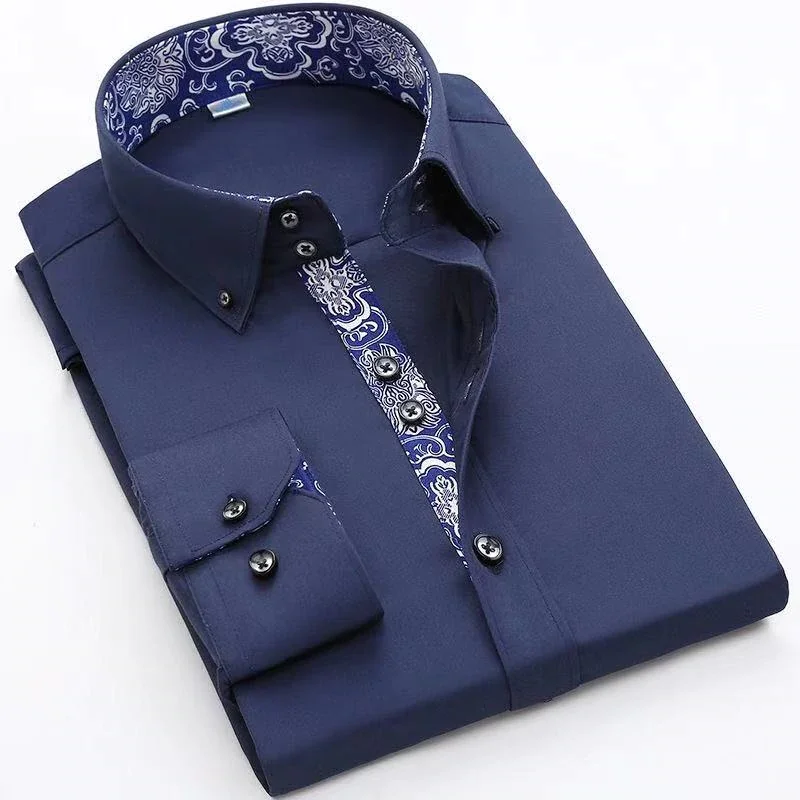 95% Cotton Printed Business Shirt