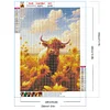 Cows In The Sunflower Field Round Diamond Diamond Painting 30*40cm