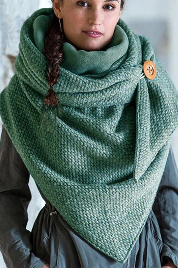 Triangle Scarf - Women's Wool Knit Scarf