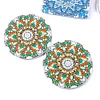 DIY Diamond Painting Mandala Pattern Portable Pocket Mirror Kit