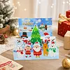 1Pcs Diamond Painting Christmas Theme Greeting Card Set with Envelopes