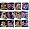 Ensemble de cartes de v&oelig;ux 12PCS couples DIY avec des enveloppes pour adultes