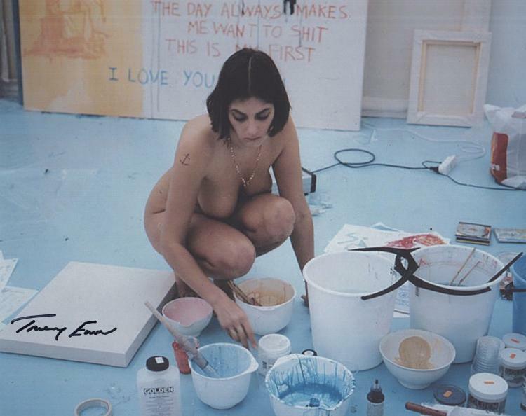 TRACEY EMIN Signed Photo Poster paintinggraph - Iconic Artist - Avant Garde Pop Art - preprint