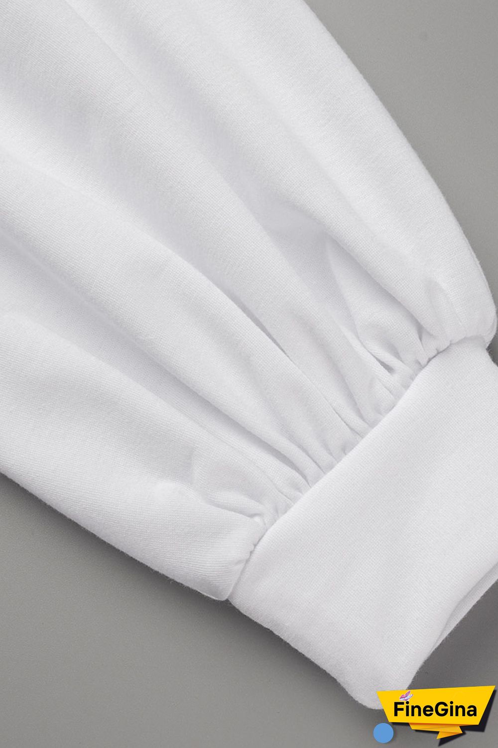 White Casual Solid Patchwork Hooded Collar Long Sleeve Two Pieces