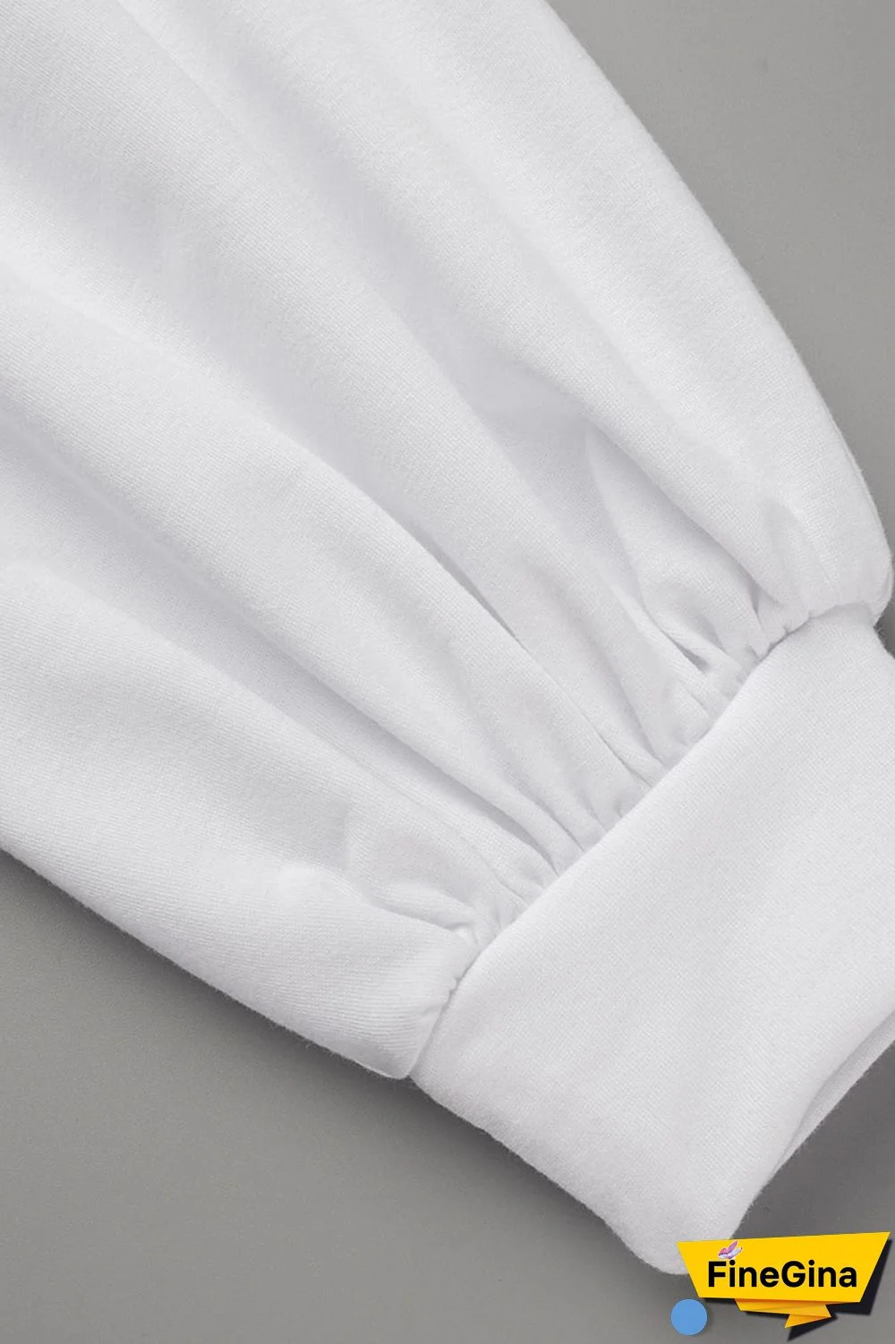 White Casual Solid Patchwork Hooded Collar Long Sleeve Two Pieces